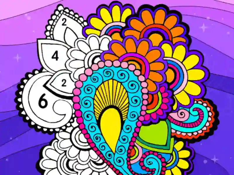 Mäng Värv Ventilaatori värv numbri järgi Internetis