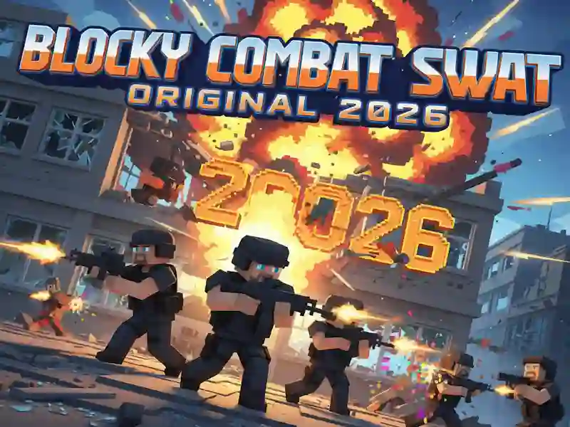 Mäng Blocky Combat Swat Original 2026 Internetis