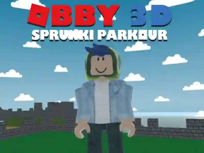 Mäng Obby 3D Sprunki Parkour Internetis
