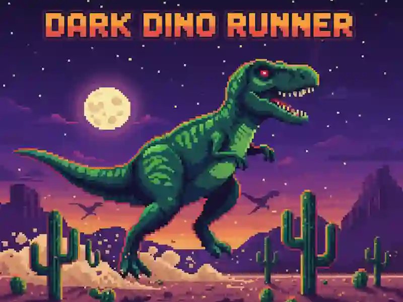 Mäng Dark Dino Runner Internetis