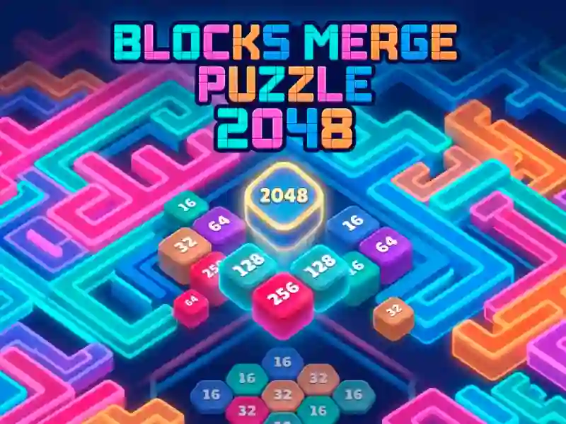 Mäng Blocks Merge Puzzle 2048 Internetis