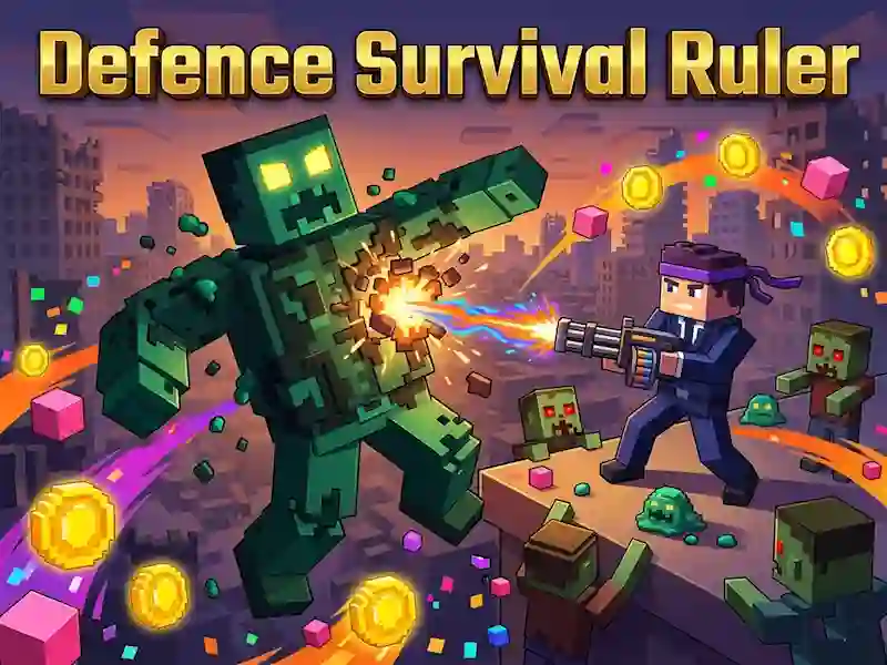 Mäng Defence Survival Ruler Internetis