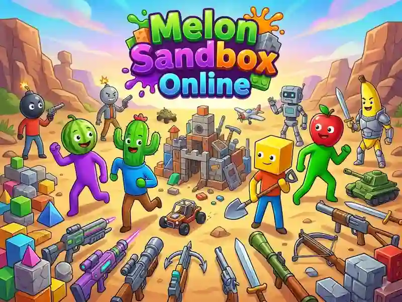 Mäng Melon Sandbox Online Internetis