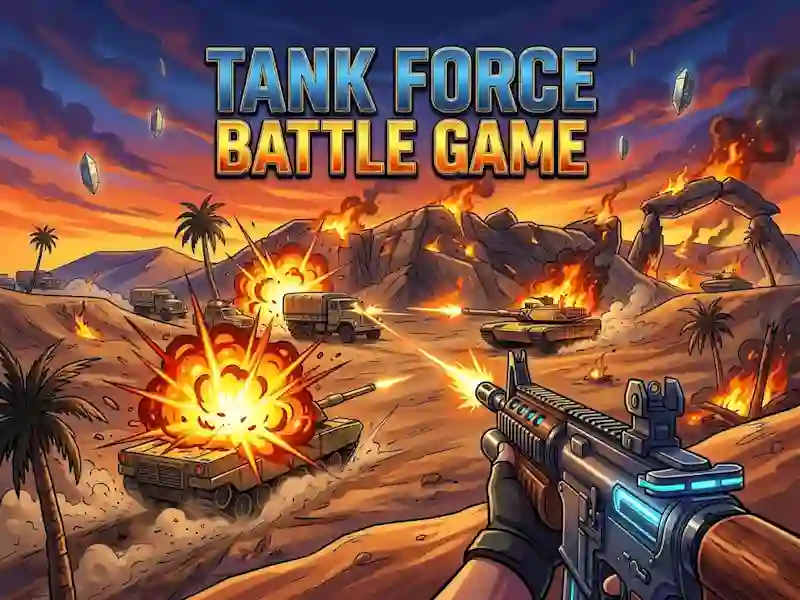 Mäng Tank Force Battle Game Internetis