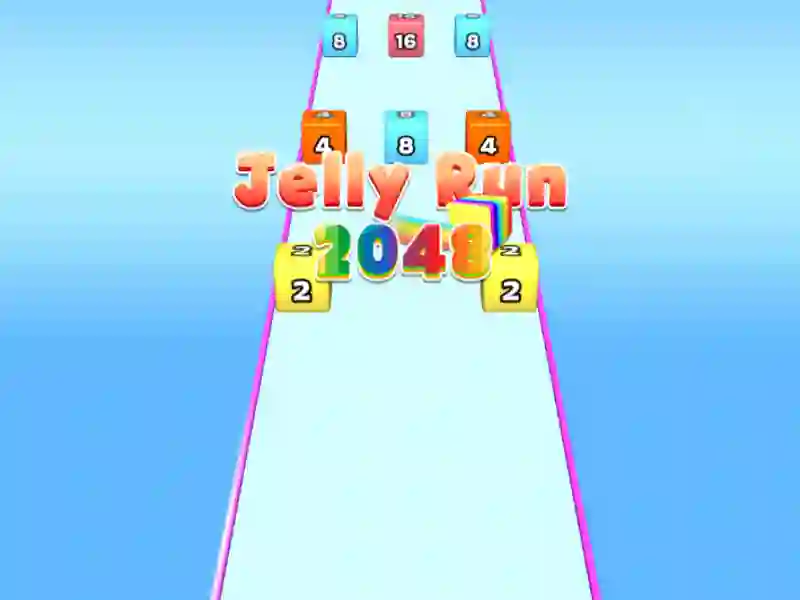 Mäng Jelly Run 2048 Internetis
