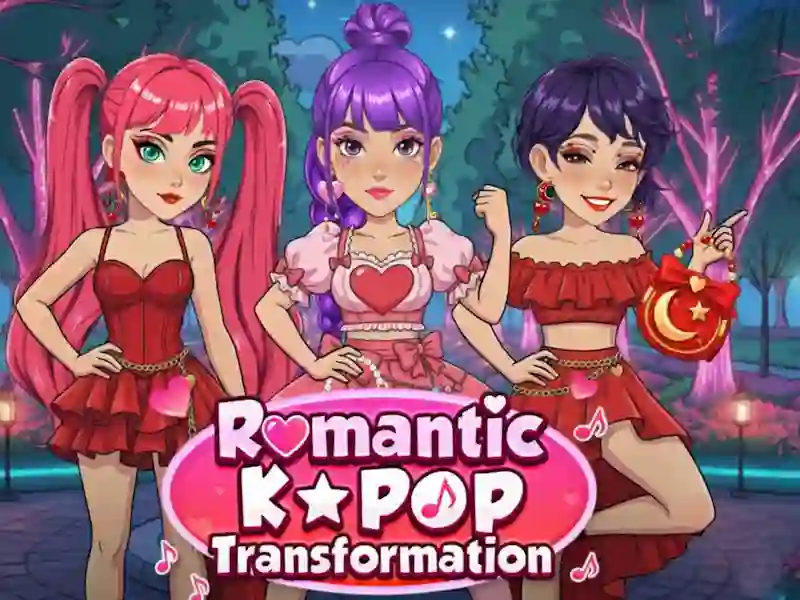 Mäng Romantiline K Popi transformatsioon Internetis