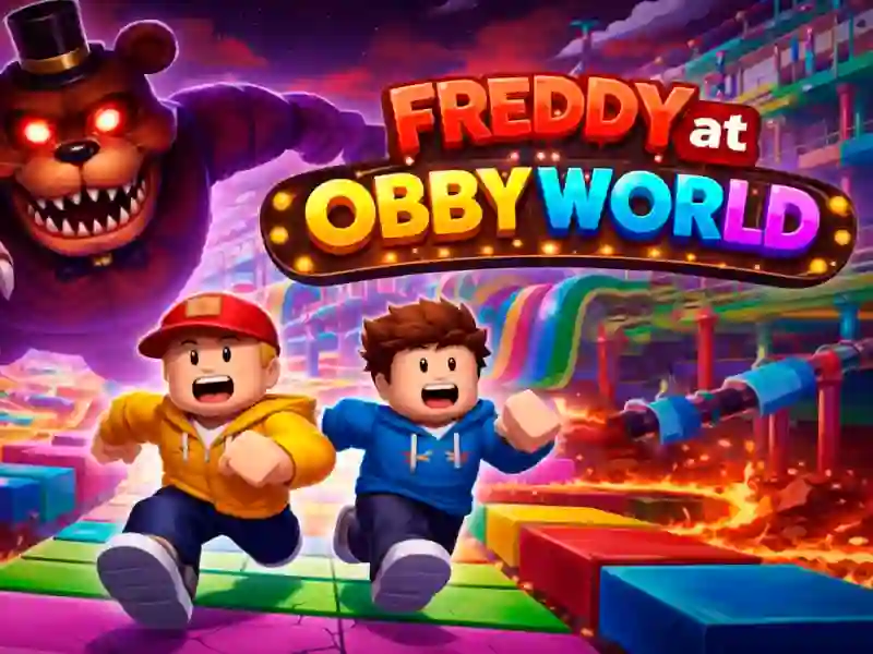 Mäng Freddy Obby Worldis Internetis