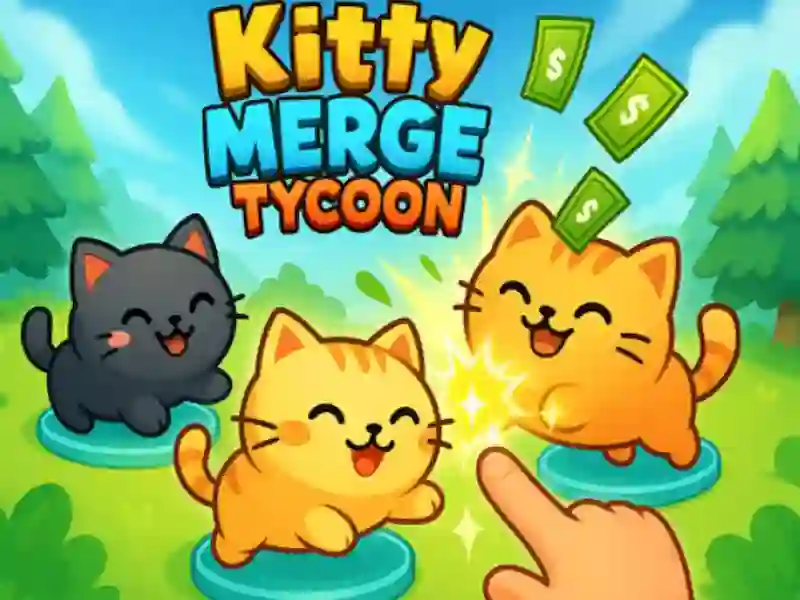 Mäng Kitty Merge Tycoon Internetis
