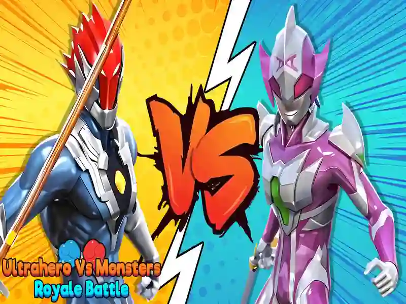 Mäng Ultrahero vs Monsters Royale'i lahing Internetis