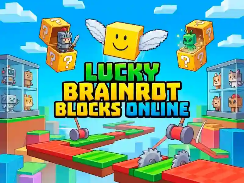 Mäng Lucky Brainrot Blocks Online Internetis