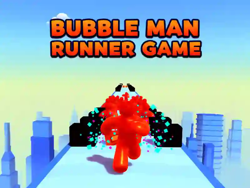 Mäng Bubble Man Runner mäng Internetis