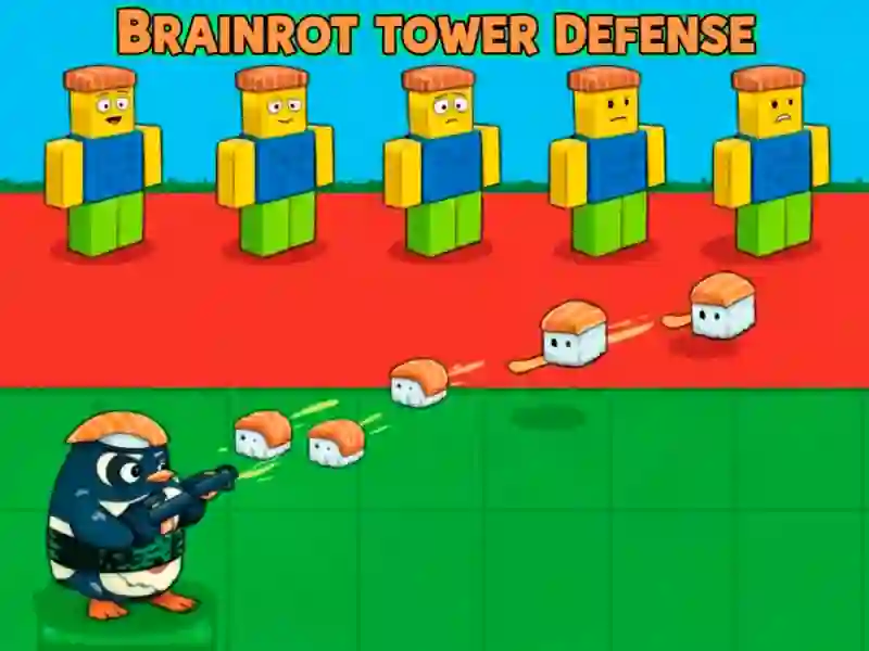 Mäng Brainrot Tower Defense Internetis
