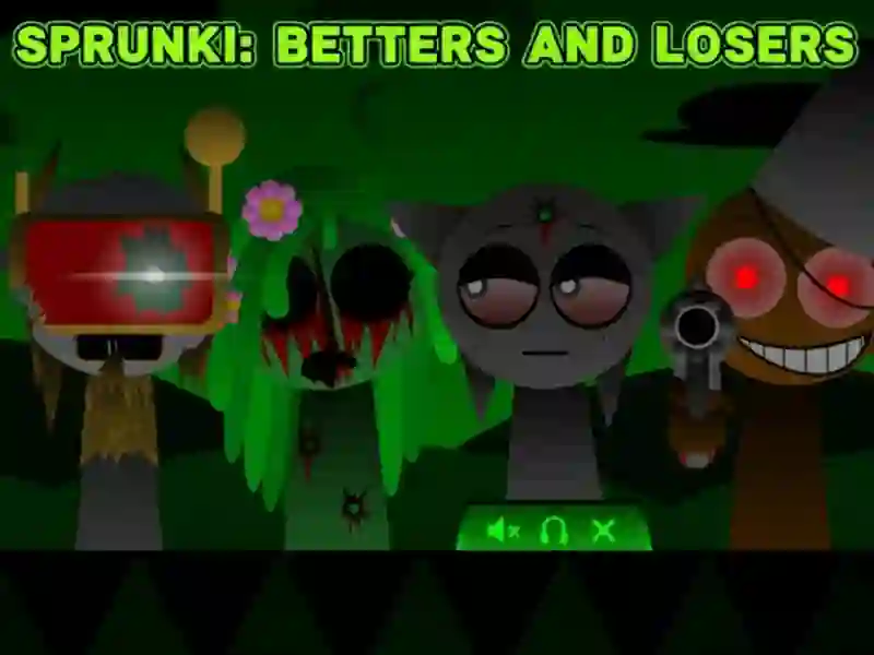 Mäng Sprunki: Paremad ja kaotavad Internetis