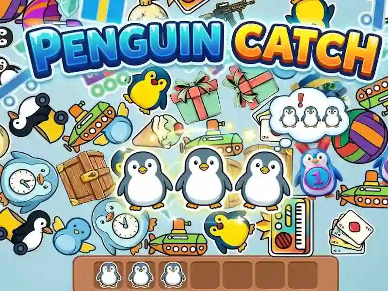 Mäng Penguin catch Internetis