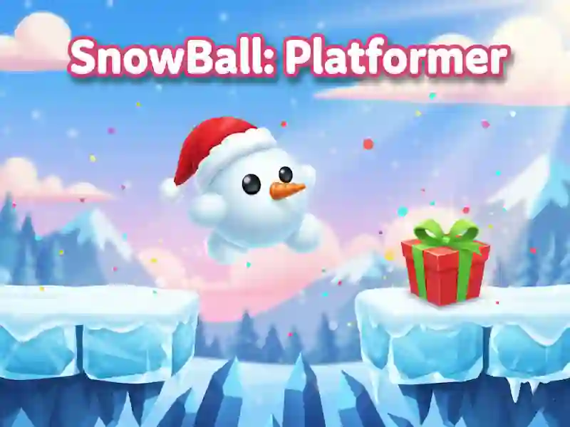 Mäng SnowBall: Platformer Internetis
