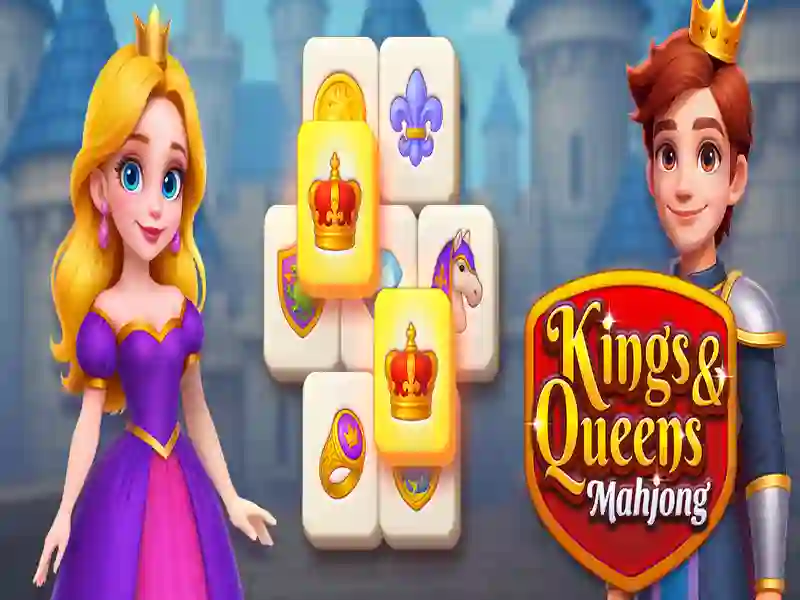 Mäng Kuningad ja kuningannad mahjong Internetis