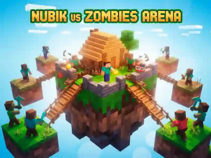 Mäng Nubik vs Zombies Arena Internetis