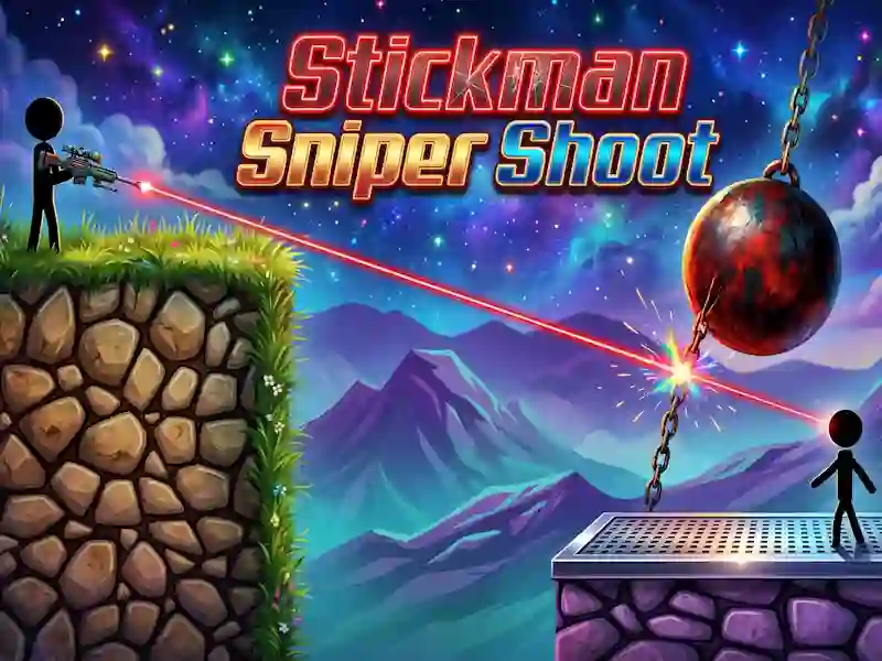 Mäng Stickman Sniper Shoot Internetis
