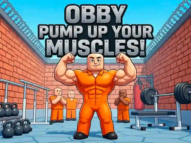 Mäng Obby Pump Up Your Muscles! Internetis