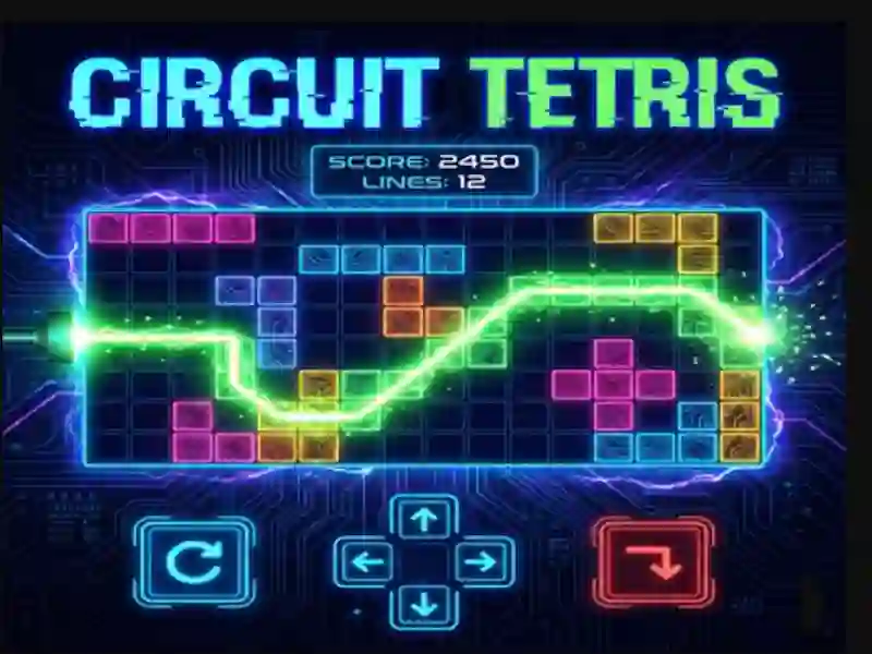 Mäng Circuit Tetris Internetis