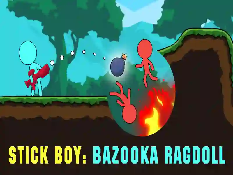 Mäng Stick Boy: Bazooka Ragdoll Internetis