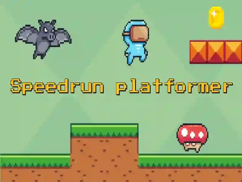 Mäng SpeedRun platformer Internetis