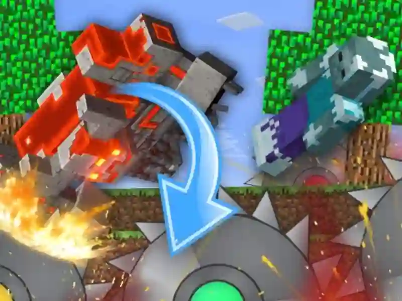 Mäng Mineblocki mobide talu! Internetis