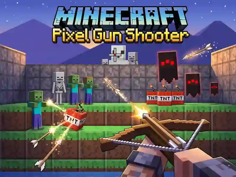 Mäng Minecraft Pixel Gun Shooter Internetis