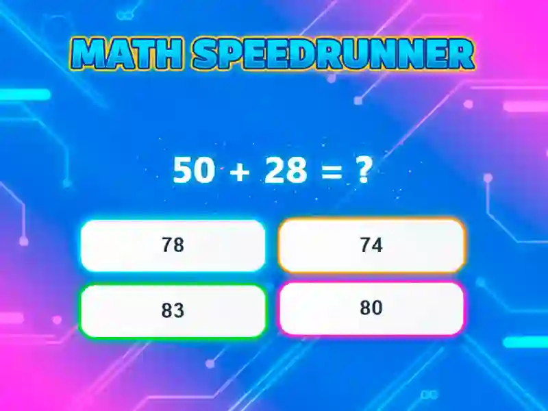 Mäng Math Speedrunner Internetis