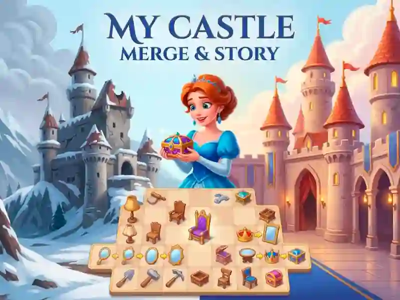 Mäng My Castle. Merge & Story Internetis
