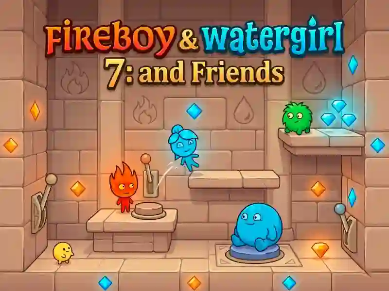 Mäng Fireboy & Watergirl 7: and Friends Internetis