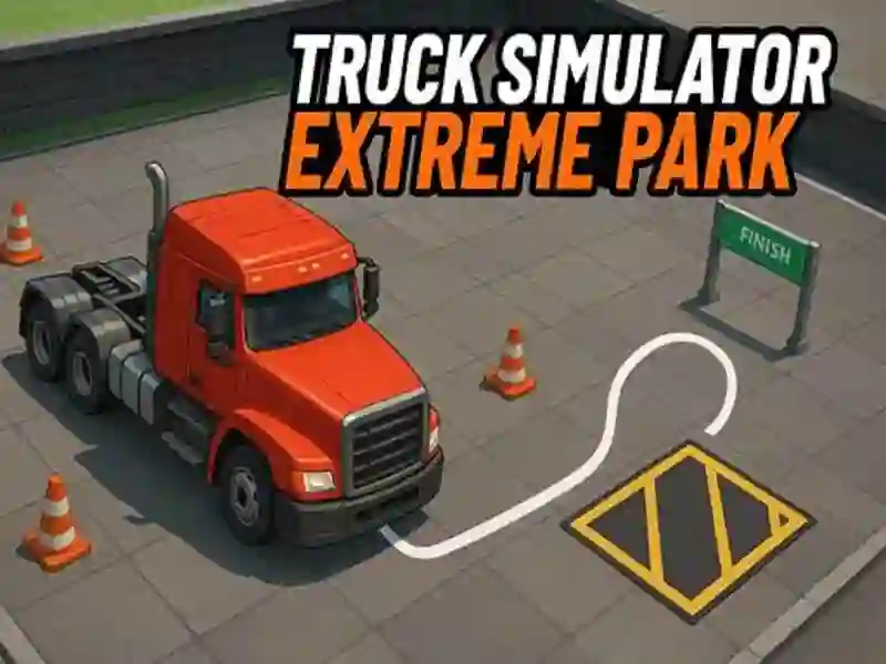 Mäng Truck Simulator Extreme Park Internetis