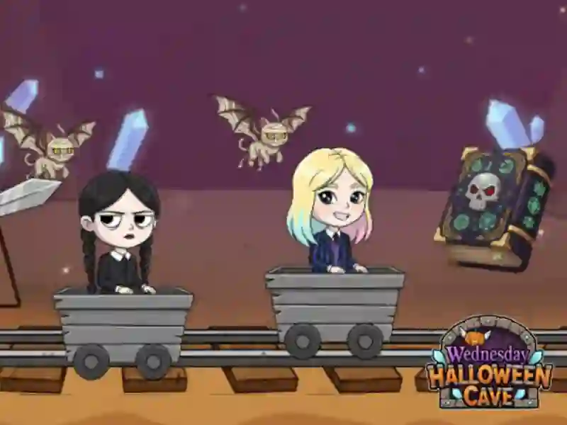 Mäng Kolmapäevane Halloweeni koobas Internetis