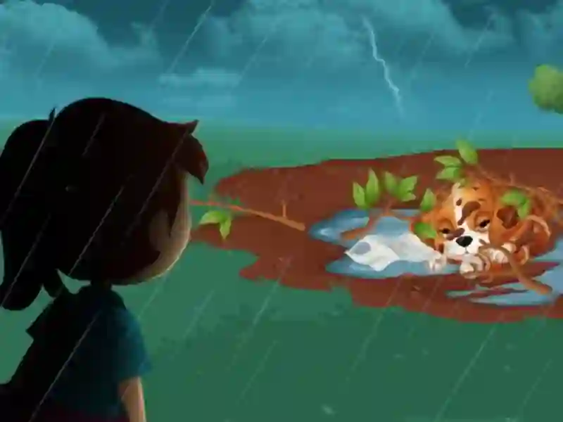 Mäng Kadunud kutsikas päästmine Internetis