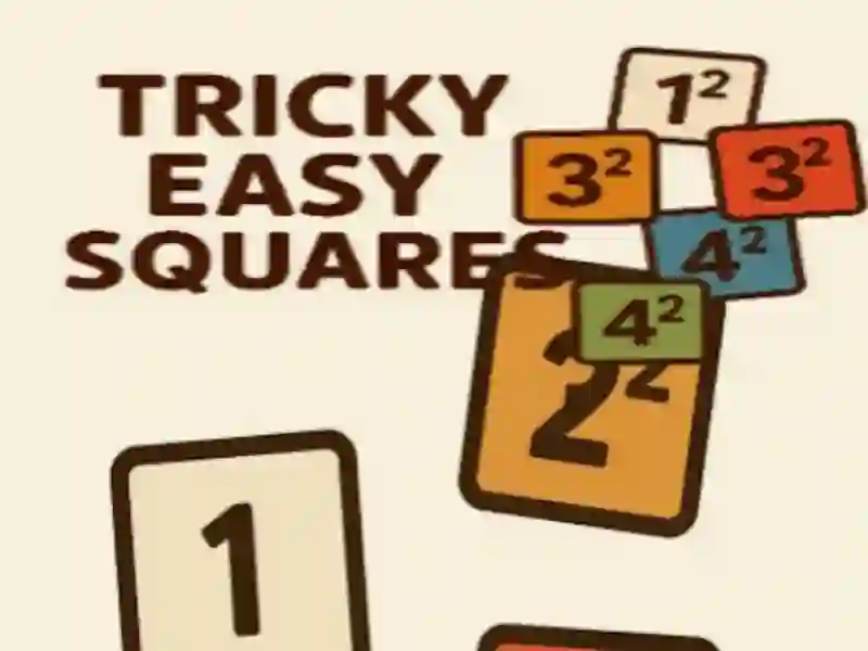 Mäng Tricky Easy Squares Internetis