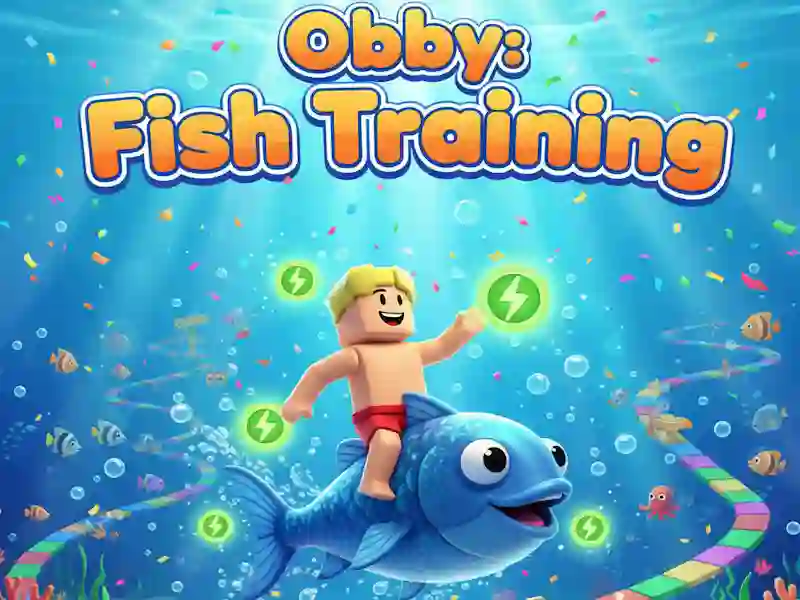 Mäng Obby: Fish training Internetis