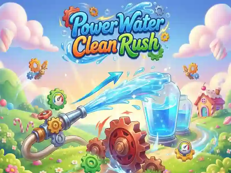 Mäng Power Water Clean Rush Internetis