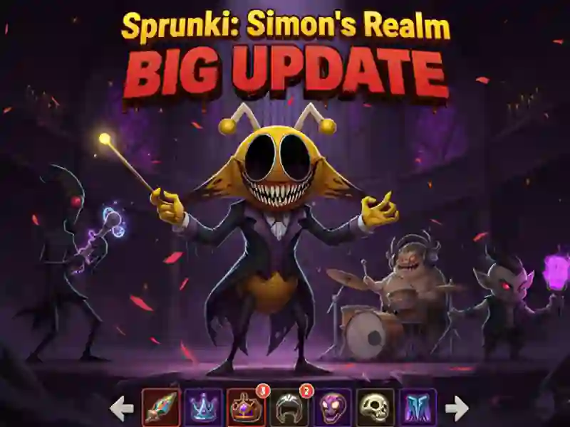 Mäng Sprunki: Simon’s Realm Big Update Internetis