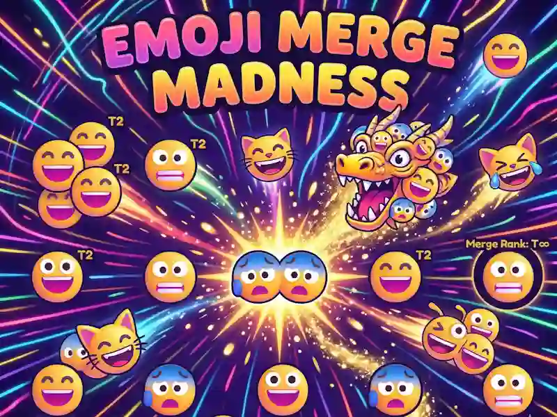 Mäng Emoji Merge Madness Internetis