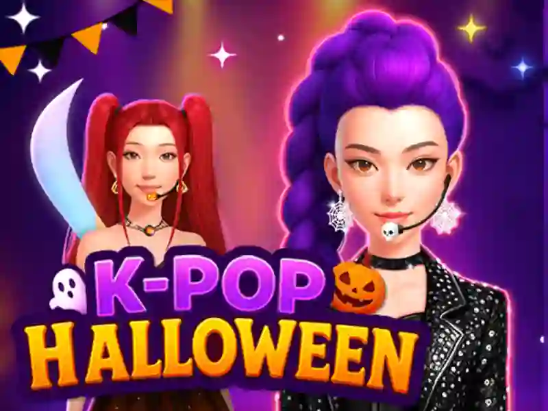 Mäng K Pop Hunter Halloweeni mood Internetis