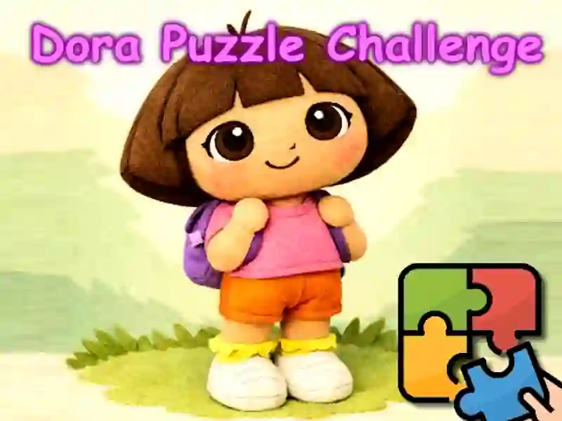 Mäng Dora puzzle väljakutse Internetis