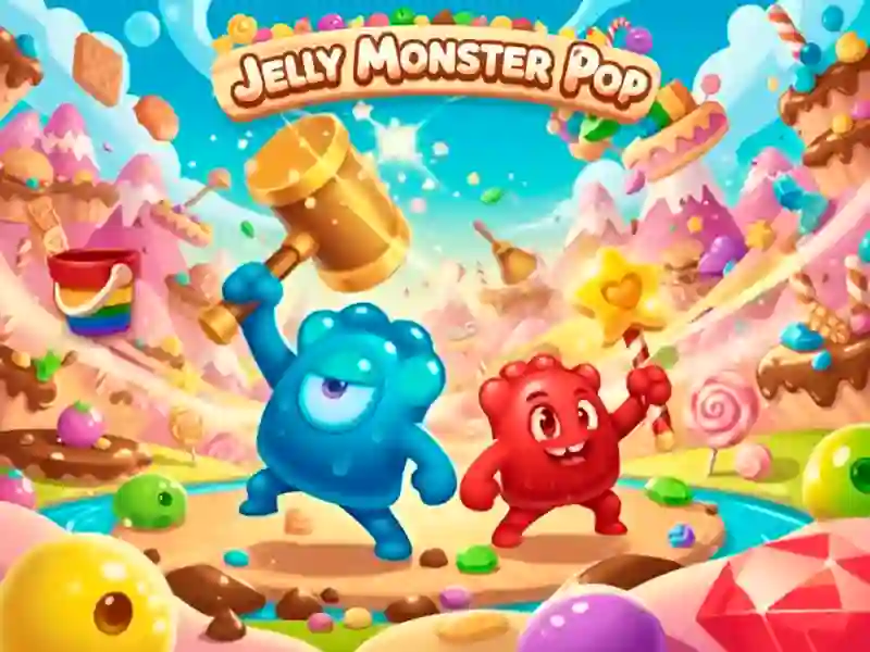 Mäng Jelly Monster Pop Internetis
