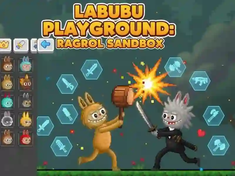 Mäng Labubu mänguväljak: Ragdoll Sandbox Internetis
