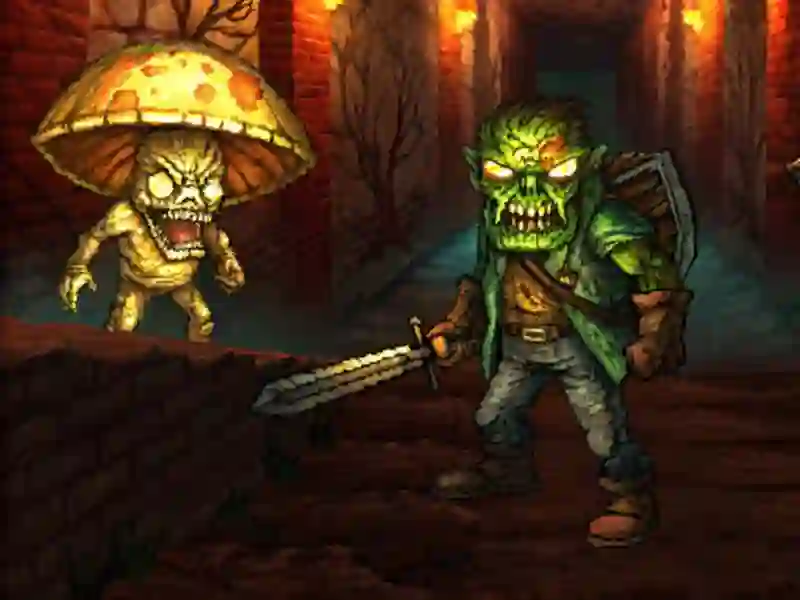 Mäng Monster Slayer ühendab ja ellu jäävad Internetis