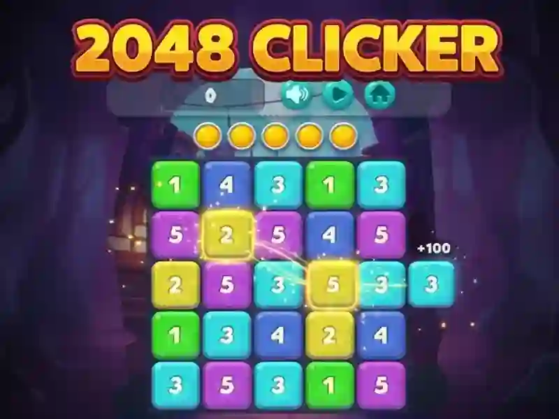 Mäng 2048 Clicker Internetis