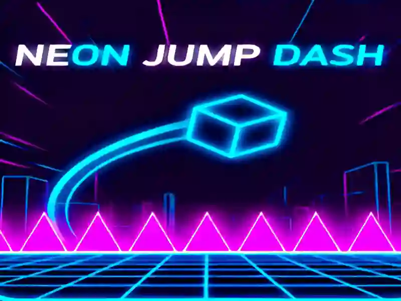 Mäng Neoon Jump Dash Internetis