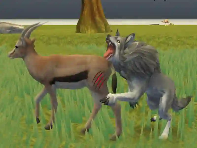 Mäng Wolf Life'i simulaator Internetis