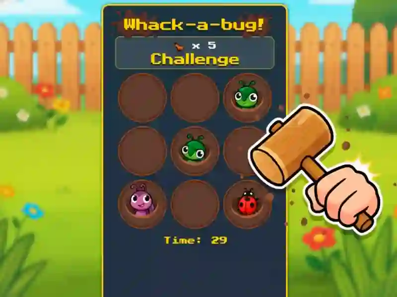Mäng Whack A Bug Challenge Internetis