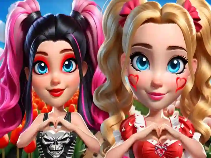 Mäng Erksad südamed glamuur vs punk Internetis