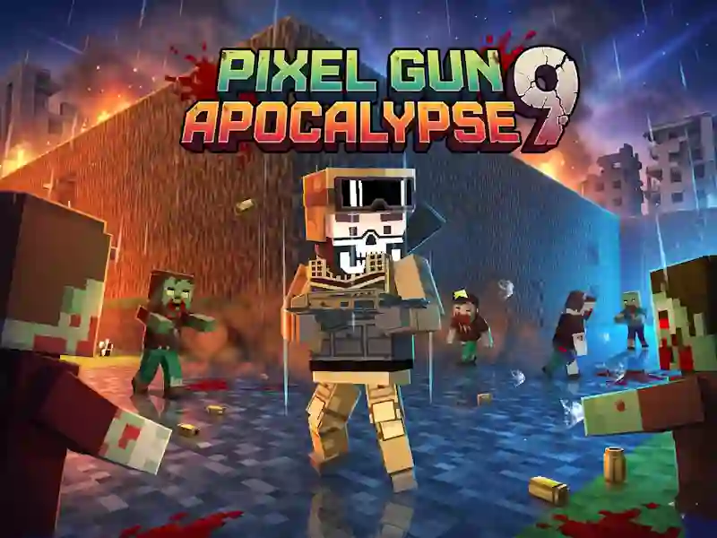 Mäng Pixel gun apocalypse 9 Internetis